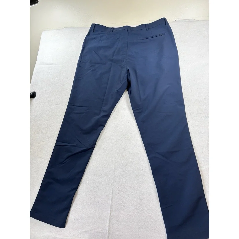 Banana Republic Men's 38x32 Navy Blue Stretch Polyester Pants Golf Casual Active